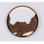 Strata Topographic Wood LED Wall Light - product view 14