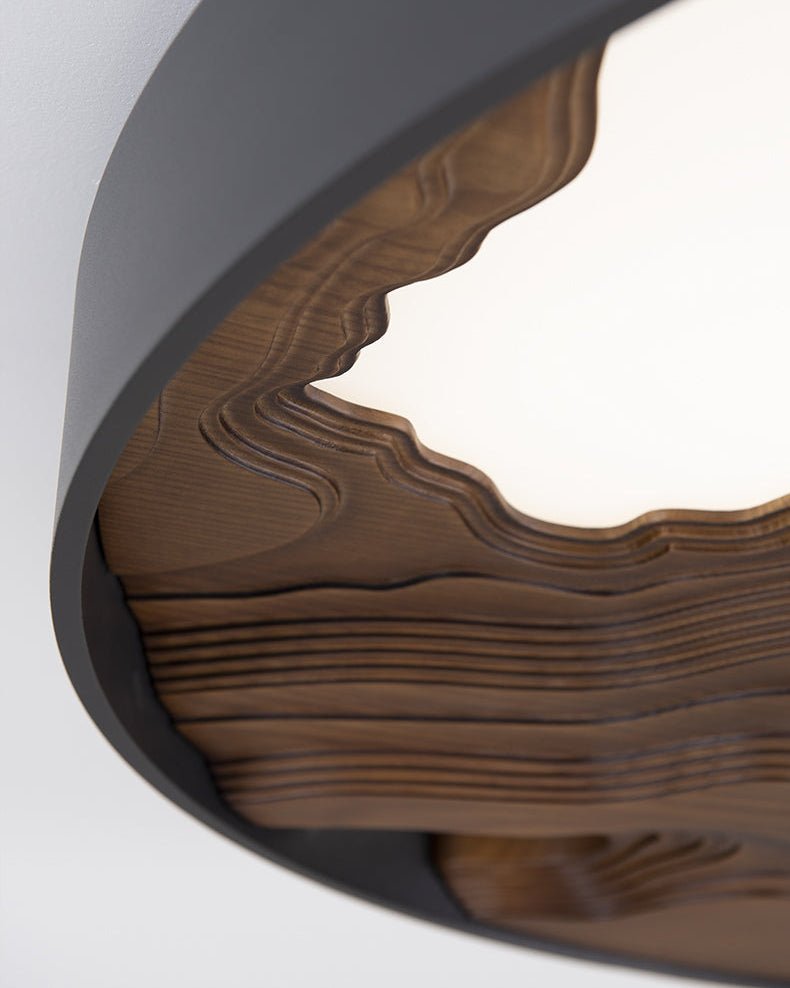 Strata Topographic Wood LED Wall Light - product view 15