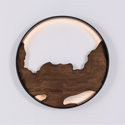 Black & Walnut Color