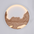 Strata Topographic Wood LED Wall Light - product view 22