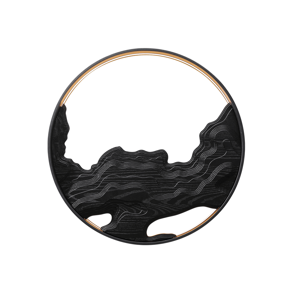 Strata Topographic Wood LED Wall Light - product view 23