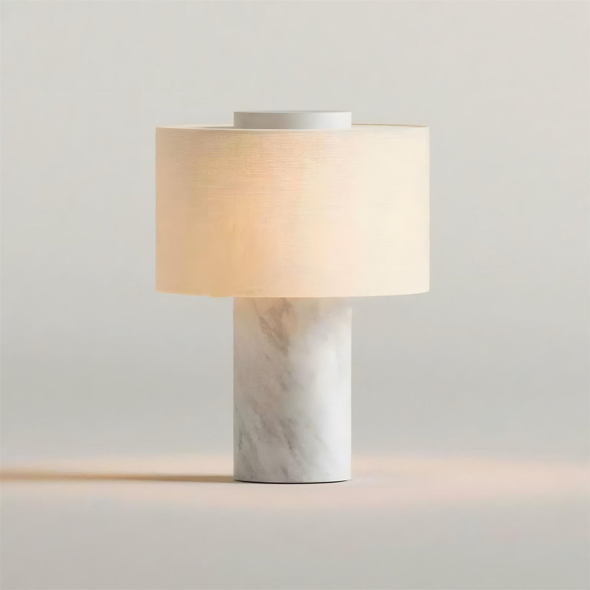 Straven Stone & Fabric Table Lamp — finish, form and interior detail 12