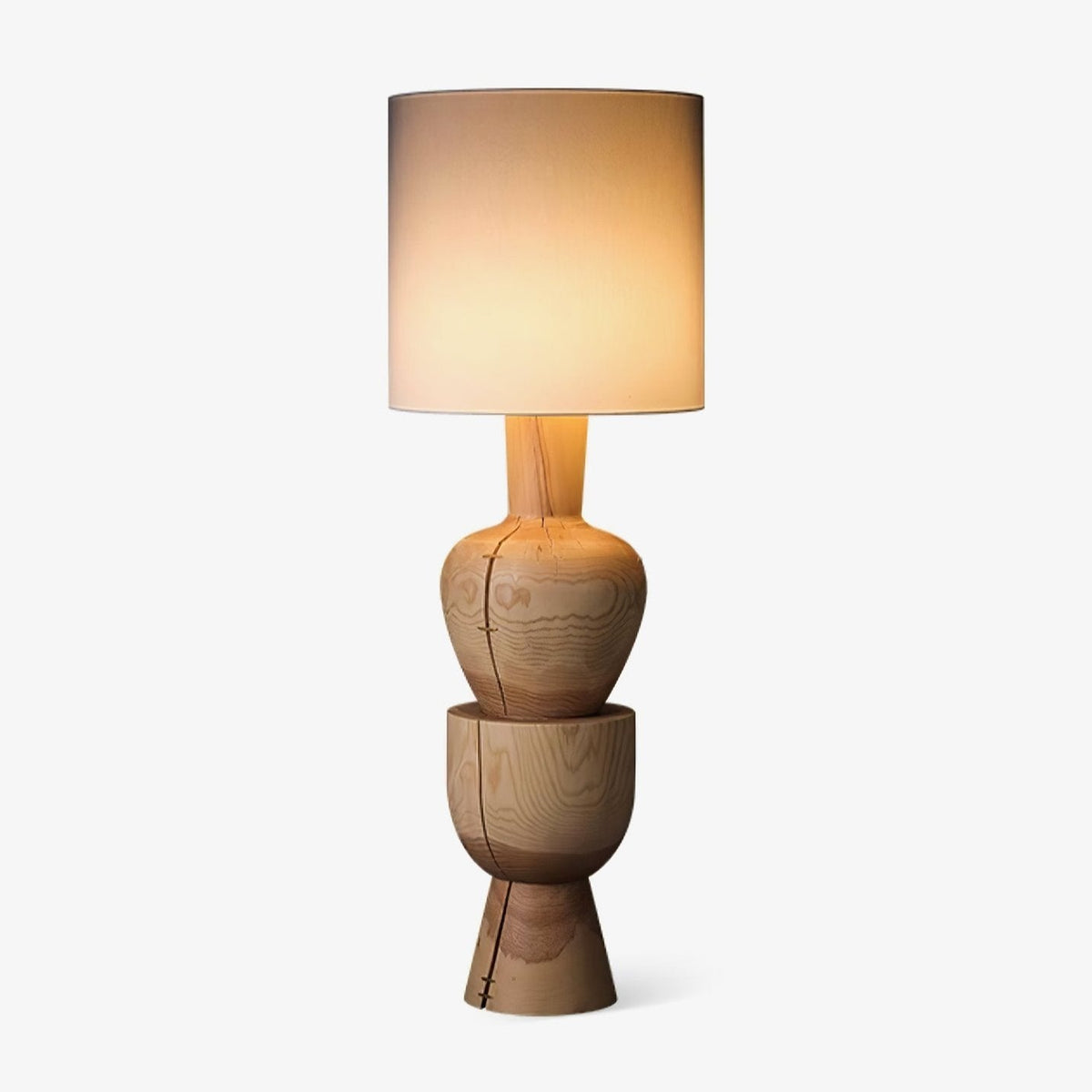 Sylvia Wood Floor Lamp — product view