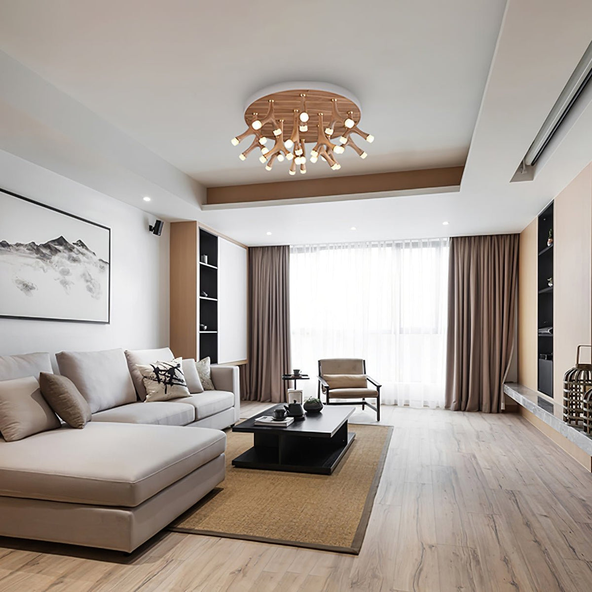 Tentacle Ceiling Lamp — product and interior detail 3