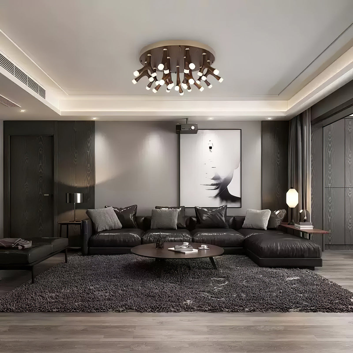 Tentacle Ceiling Lamp — product and interior detail 15