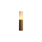 Timber Column Wood and Fabric Floor Lamp - product view 15