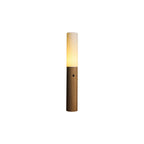 Timber Column Wood and Fabric Floor Lamp - product view 16