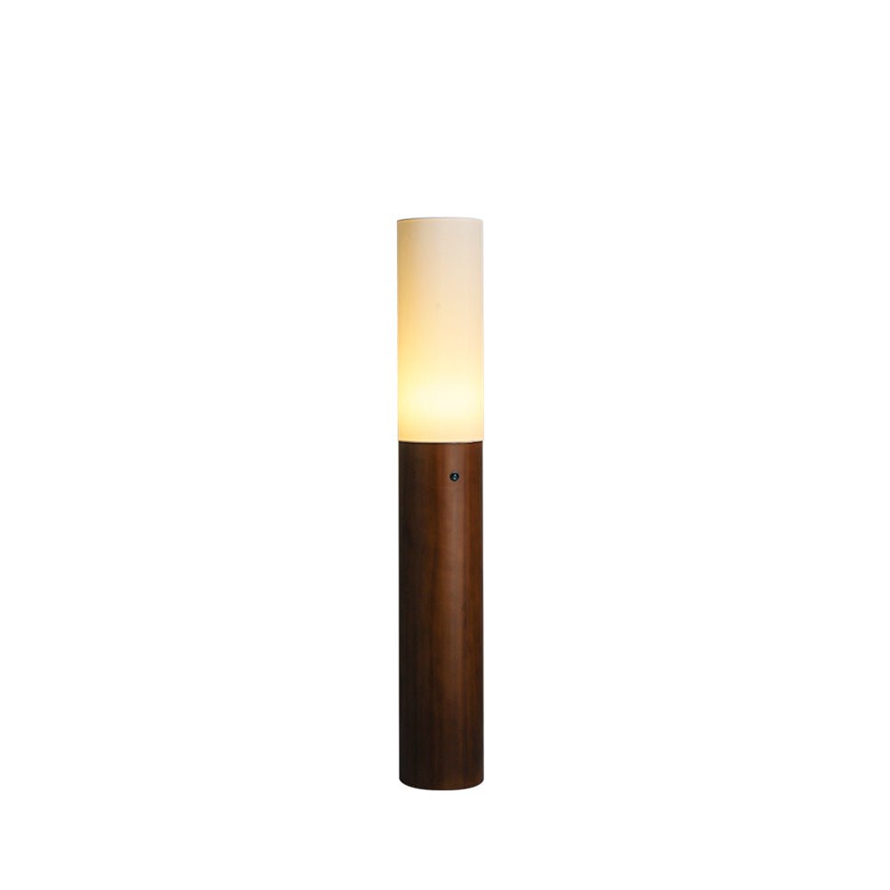 Timber Column Wood and Fabric Floor Lamp - product view 19