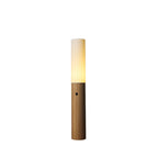 Timber Column Wood and Fabric Floor Lamp - product view 20
