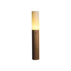 Timber Column Wood and Fabric Floor Lamp - product view 23