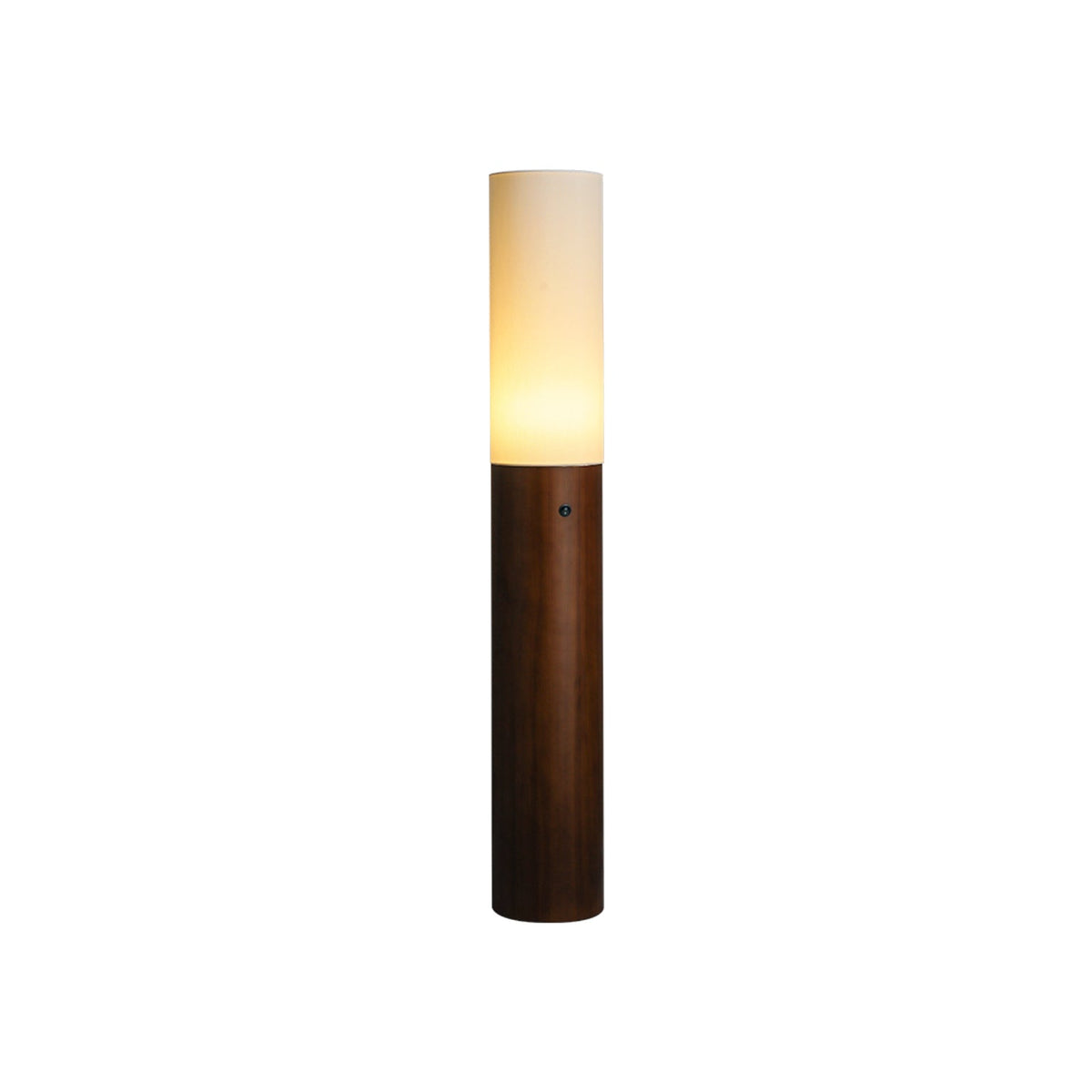 Timber Column Wood and Fabric Floor Lamp - product view 24