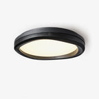 Timber Round Wood Ceiling Lamp — product and interior detail 5