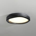 Timber Round Wood Ceiling Lamp — product and interior detail 11