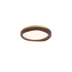 Timber Round Wood Ceiling Lamp — product and interior detail 27