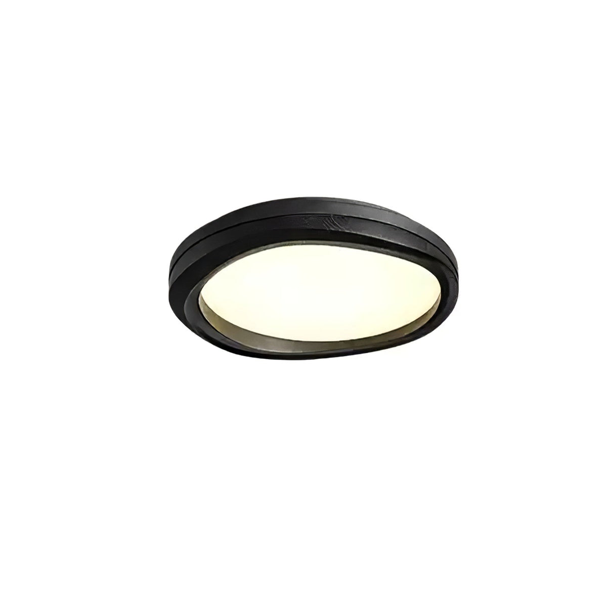 Timber Round Wood Ceiling Lamp — product and interior detail 32