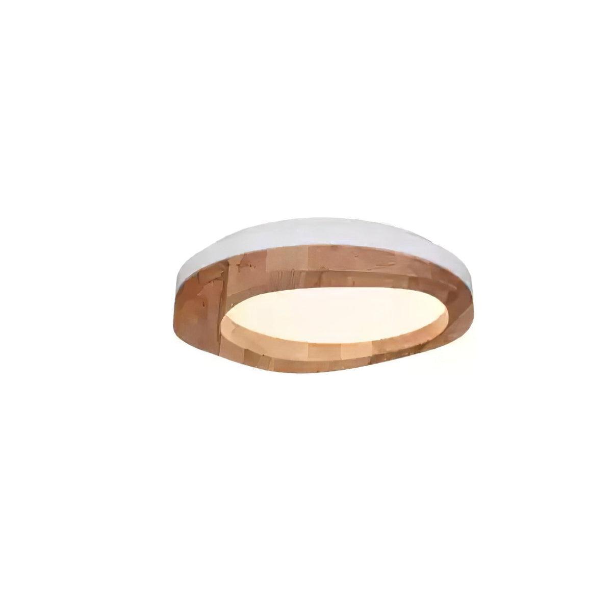 Timber Round Wood Ceiling Lamp — product and interior detail 33