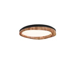 Timber Round Wood Ceiling Lamp — product and interior detail 35