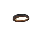 Timber Round Wood Ceiling Lamp — product and interior detail 36