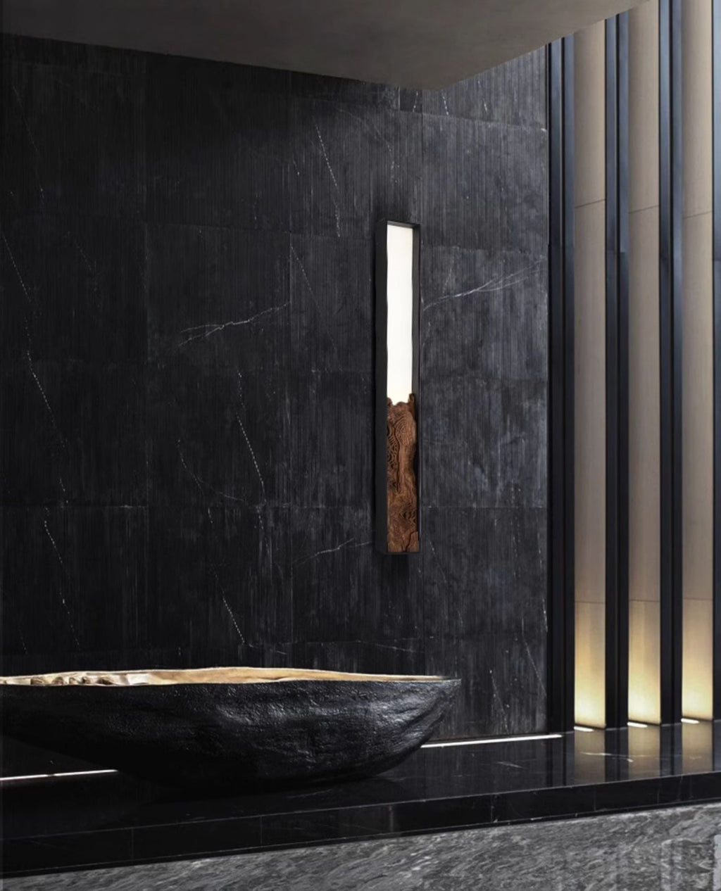 Topographic Lumen Sconce — product and interior detail 18