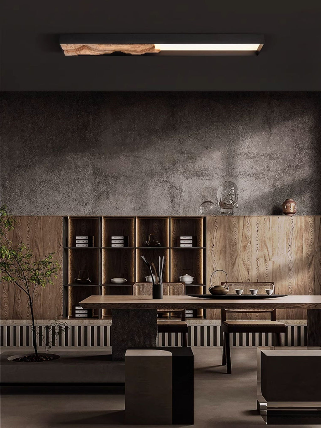 Topographic Lumen Sconce — product and interior detail 21