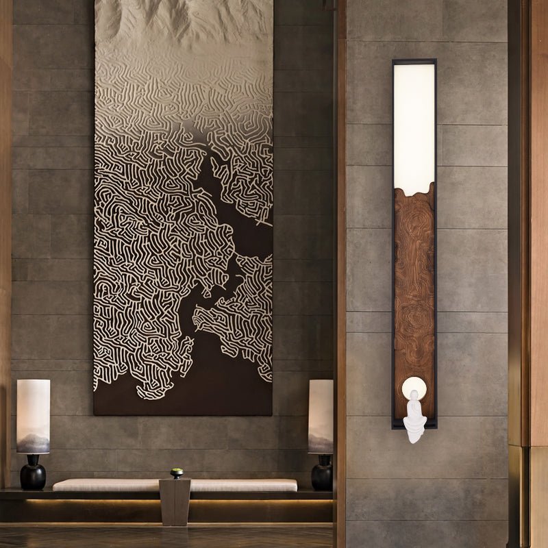 Topographic Lumen Sconce — product and interior detail 26
