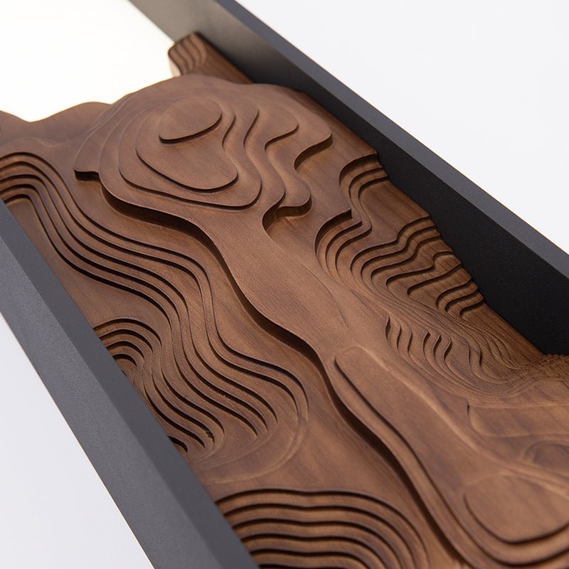 Topographic Lumen Sconce — product and interior detail 28