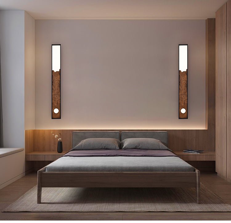 Topographic Lumen Sconce — product and interior detail 32