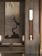 Topographic Lumen Sconce — product and interior detail 37