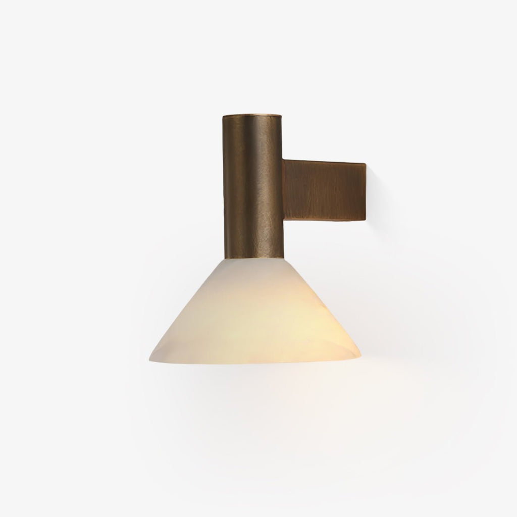 Torres Alabaster Cone Wall Sconce – wall sconce product view 1
