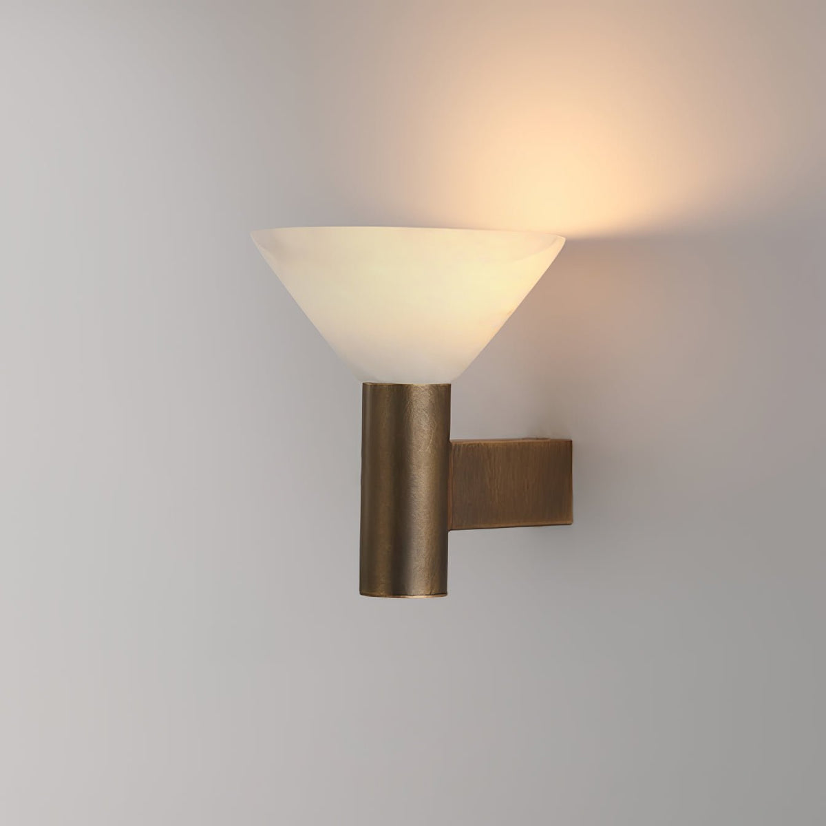 Torres Alabaster Cone Wall Sconce – wall sconce product view 2