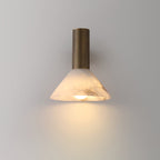 Torres Alabaster Cone Wall Sconce – wall sconce product view 3