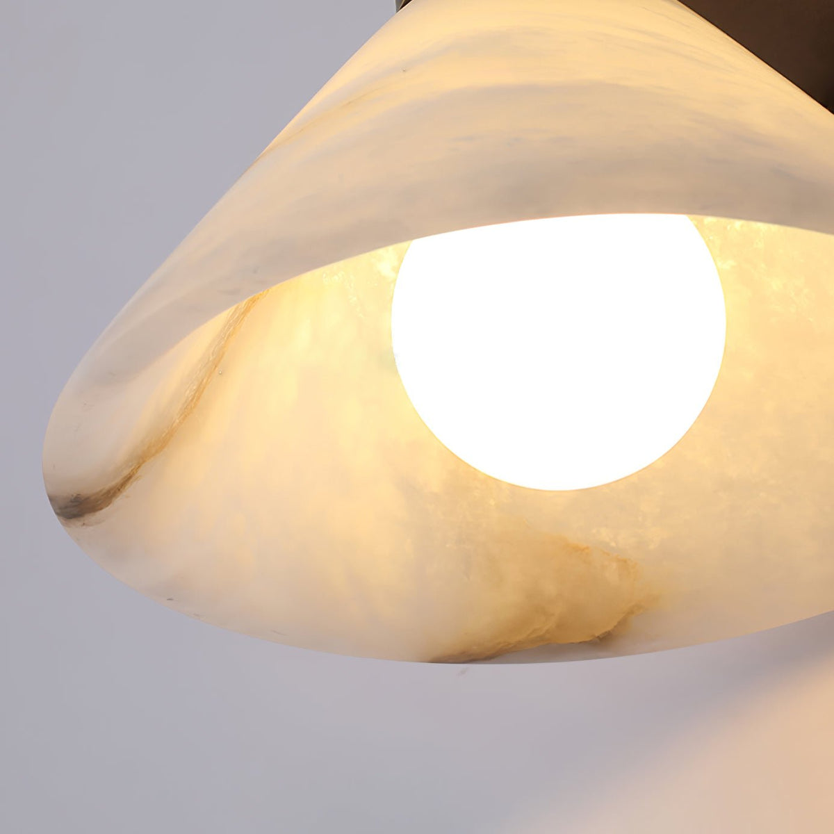 Torres Alabaster Cone Wall Sconce – wall sconce product view 6