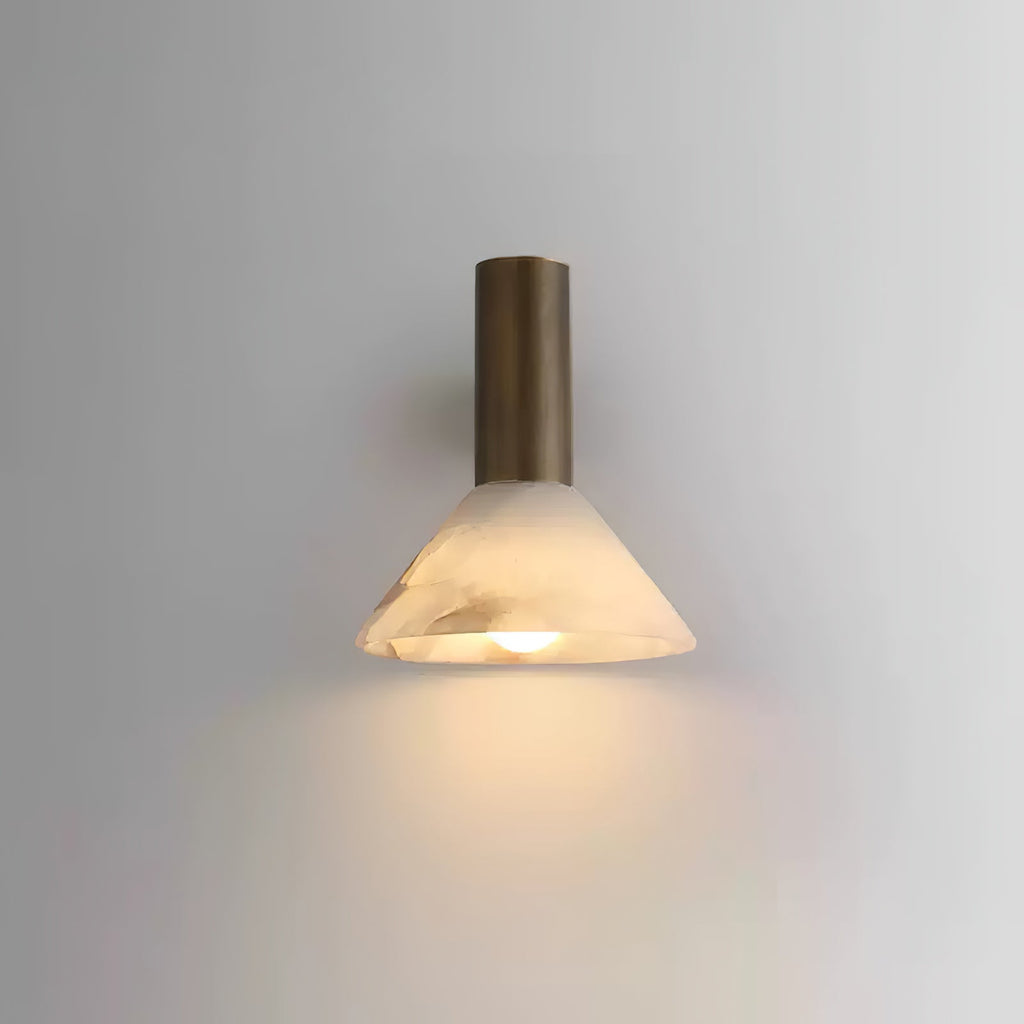 Torres Alabaster Cone Wall Sconce – wall sconce product view 10