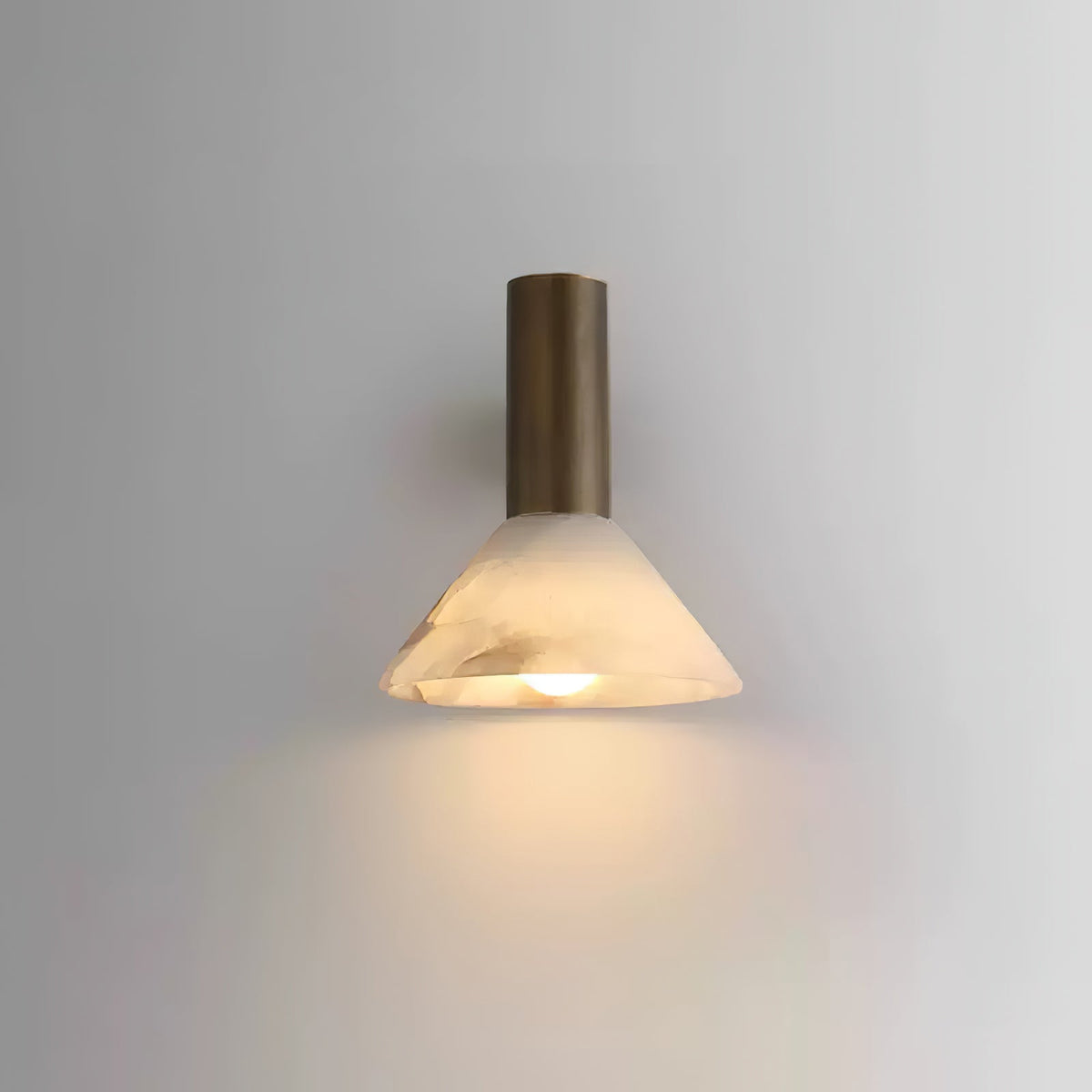 Torres Alabaster Cone Wall Sconce – wall sconce product view 10