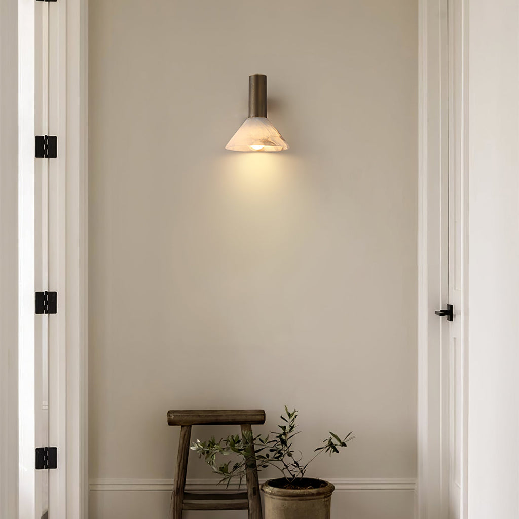Torres Alabaster Cone Wall Sconce – wall sconce product view 15