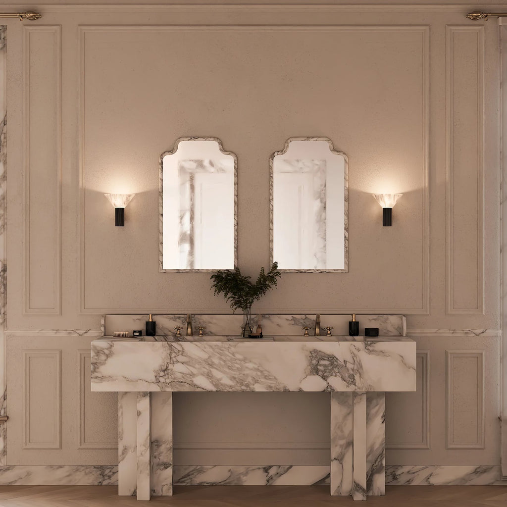 Torres Alabaster Cone Wall Sconce – wall sconce product view 18