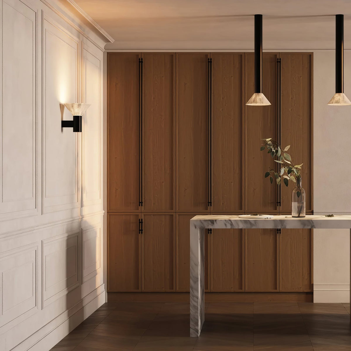 Torres Alabaster Cone Wall Sconce – wall sconce product view 24