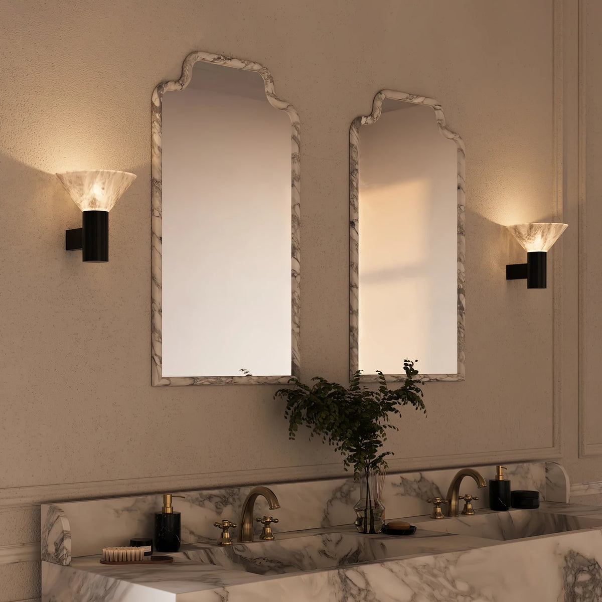 Torres Alabaster Cone Wall Sconce – wall sconce product view 26