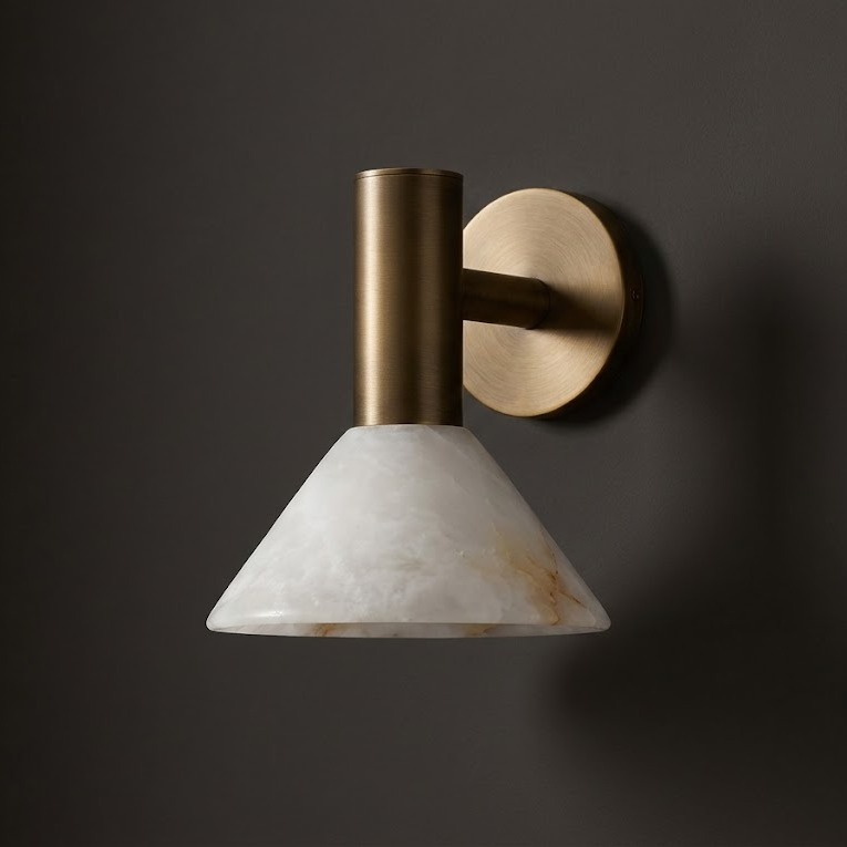 Torres Alabaster Cone Wall Sconce – wall sconce product view 29