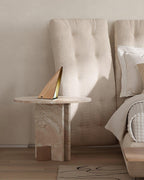 Triangular Wood Rechargeable LED Table Lamp — design and interior detail 6
