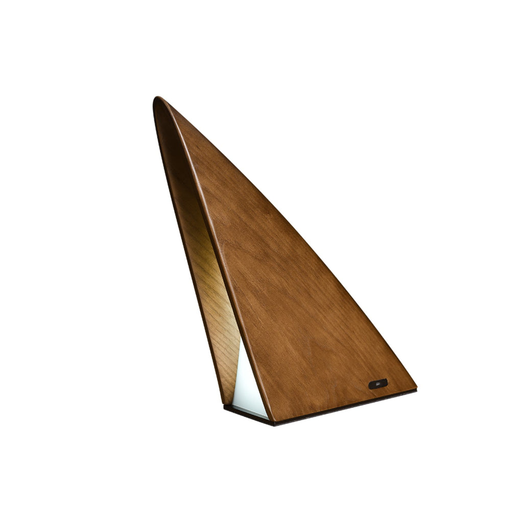 Triangular Wood Rechargeable LED Table Lamp — design and interior detail 13