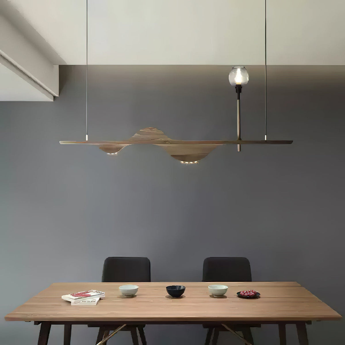 Tsunami Wave Chandelier — product and interior detail 3