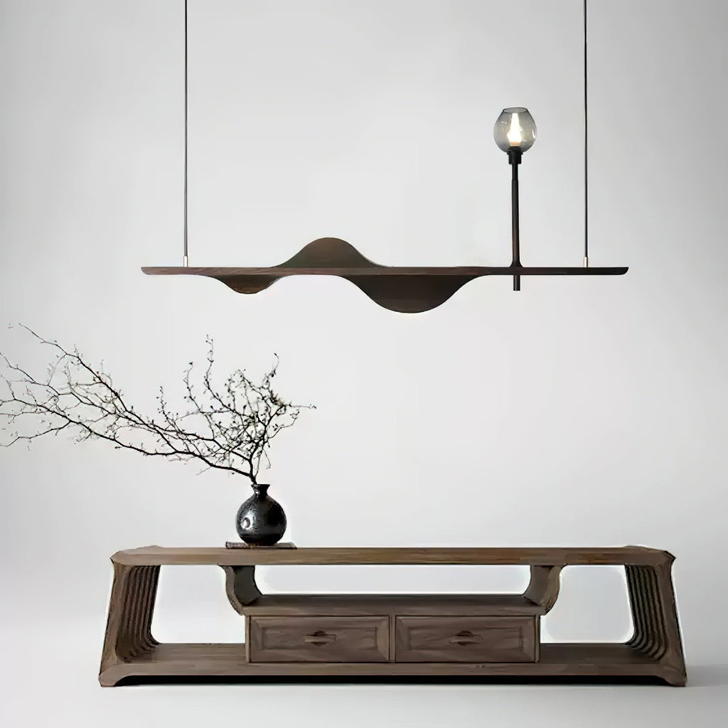 Tsunami Wave Chandelier — product and interior detail 8