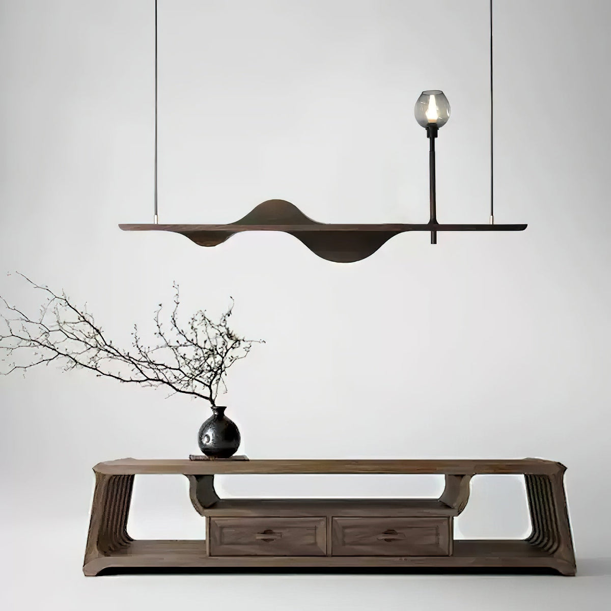Tsunami Wave Chandelier — product and interior detail 8