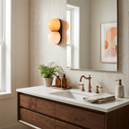 Two Globe Colored Glass Wall Sconce — design detail 3