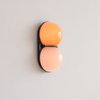 Two Globe Colored Glass Wall Sconce — design detail 5