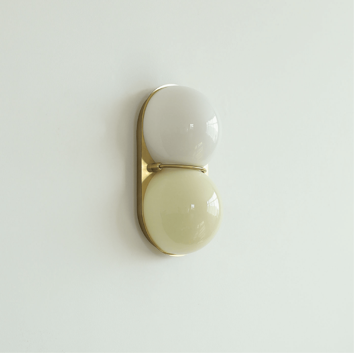 Two Globe Colored Glass Wall Sconce — design detail 7