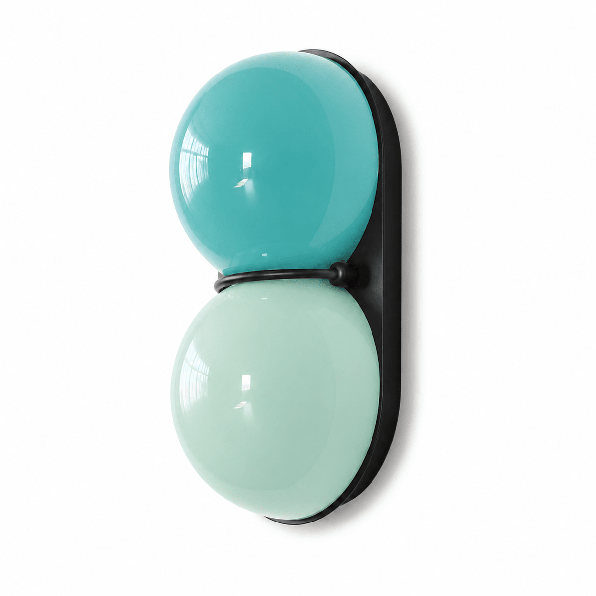 Two Globe Colored Glass Wall Sconce — design detail 8