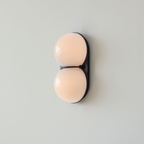 Two Globe Colored Glass Wall Sconce — design detail 11