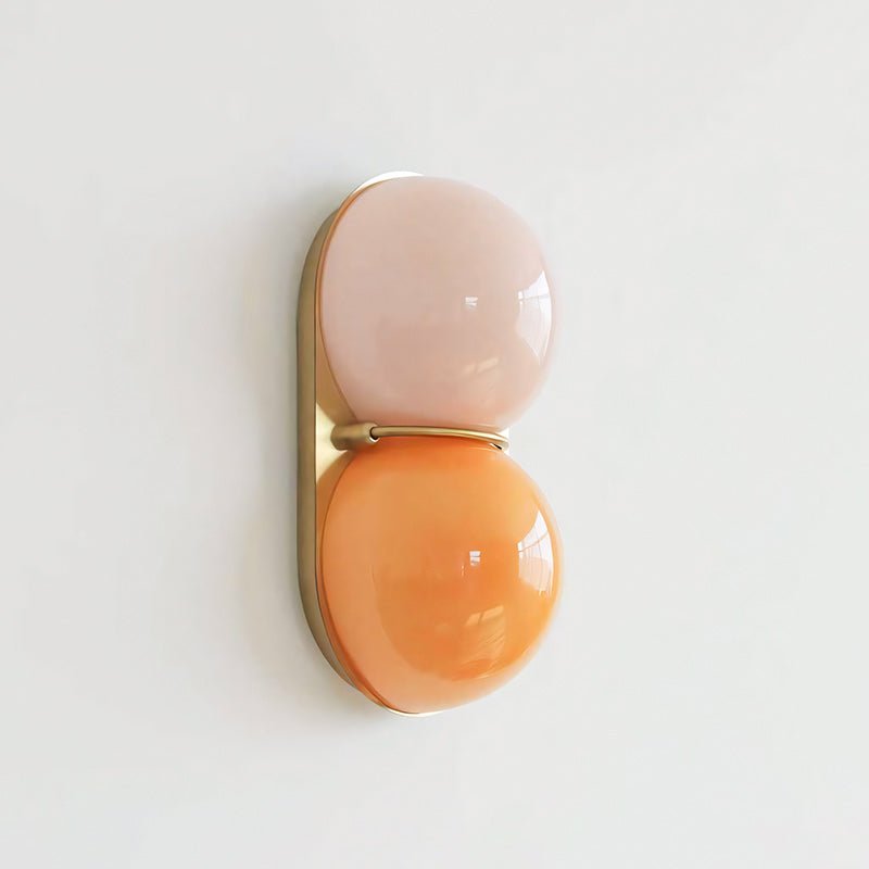 Two Globe Colored Glass Wall Sconce — design detail 16